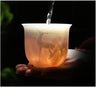 Chinese Three-dimensional White Porcelain Tea Cup