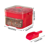 50-cube Double-layer Ice Cube Machine With Easy-To-Press Lid