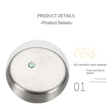 6 Pcs Set Leakproof Stainless Steel Containers With Silicone Stretch Lids
