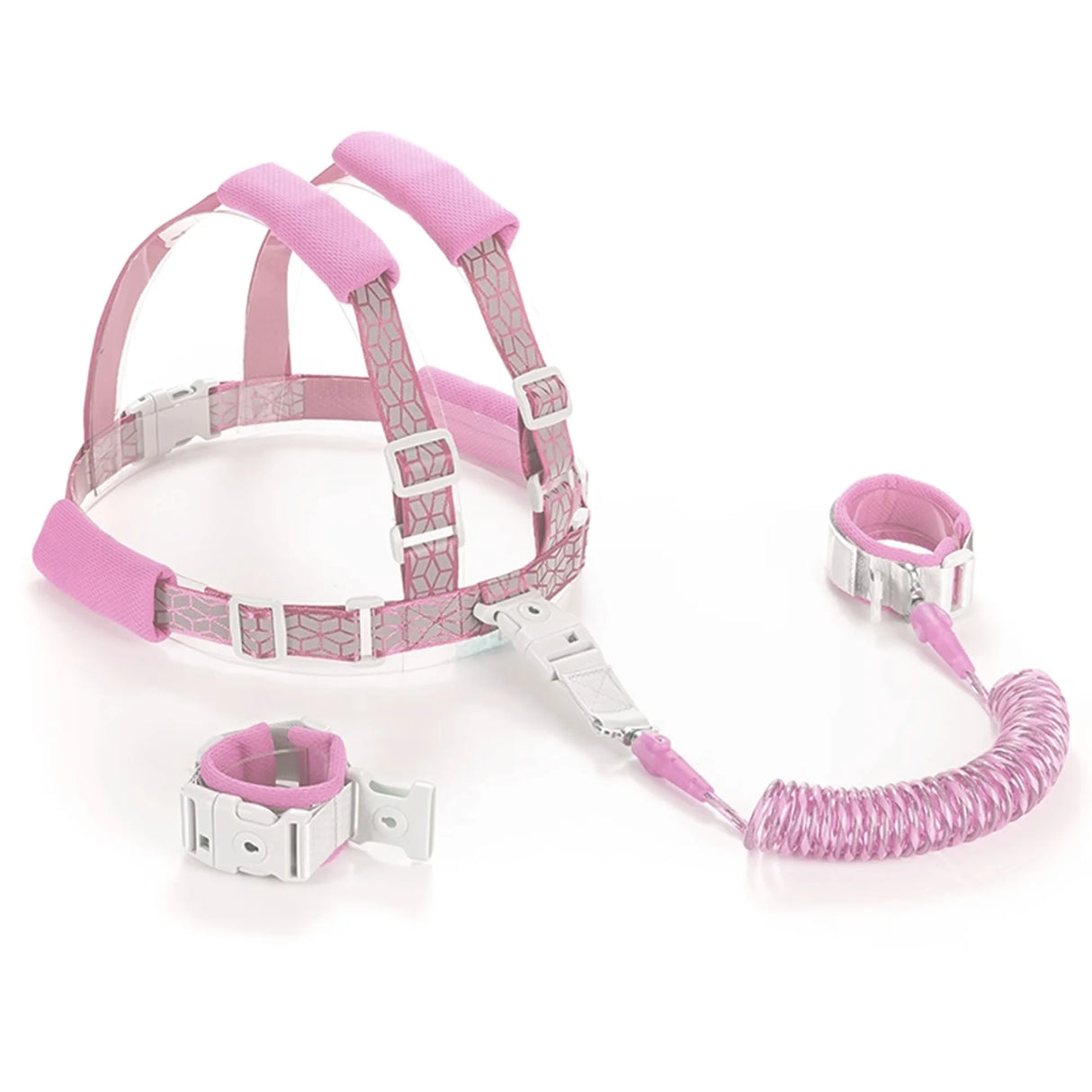 2 In 1 Toddler Reflective Wrist Link Walking Harness