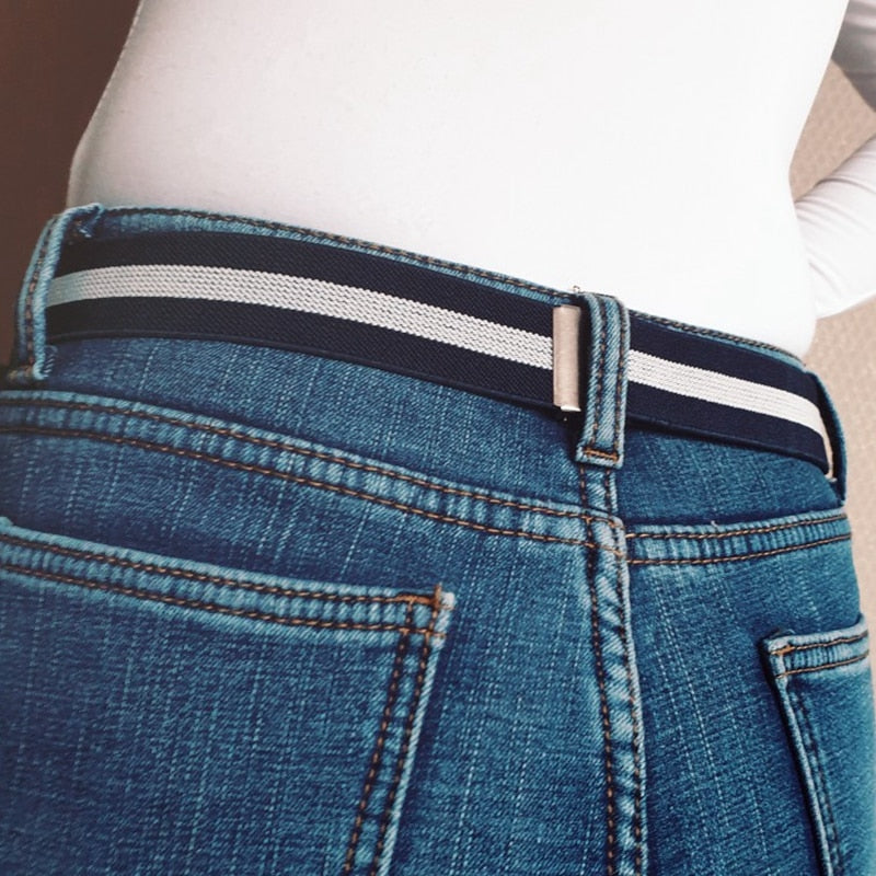 Men and Women Elastic Buckle-Free Belt for Pants.