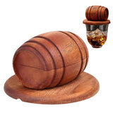 Wooden Smoke Infuser For Old Fashioned Bourbon Drinks