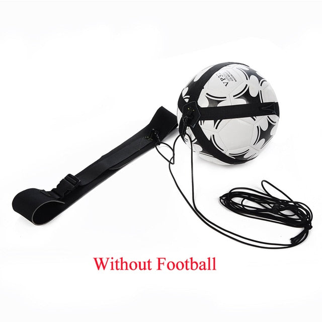 Soccer Ball belt that allows you to juggle or kick solo for training purposes.