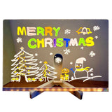 Acrylic Dry Erasable Lighted Board with Colors & Stand