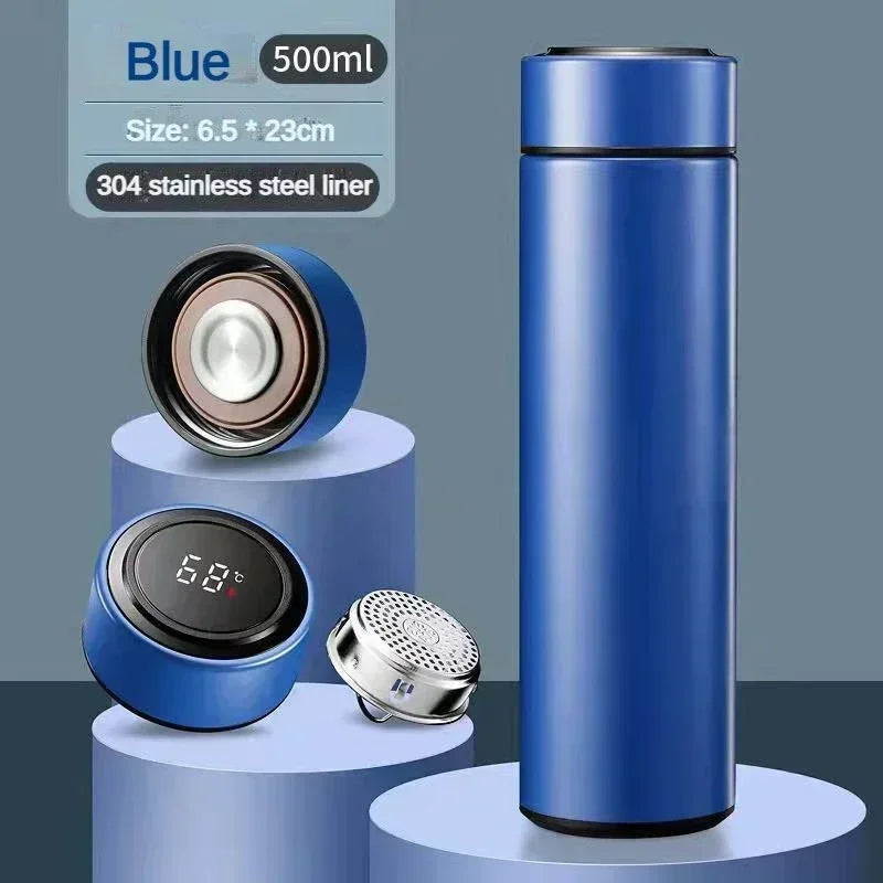 500ml Stainless Steel Thermos Bottle with LED Digital Temperature Display