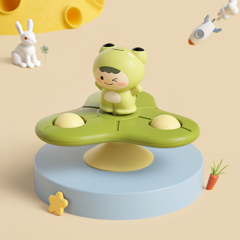 1pcs Cartoon Fidget Spinner.  Educational toy as well as rattle toy.