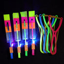 10pcs LED Medium Sized Flying Arrow Slingshot