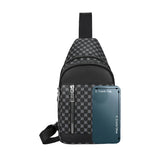 Men And Women's Single Shoulder Patchwork Dot Design Bag