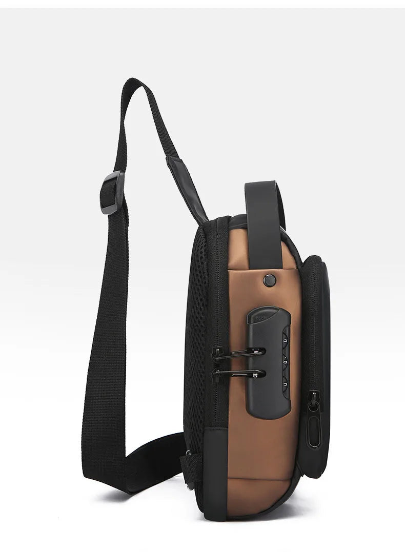Anti Theft USB Charging Crossbody Bag