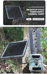 BL6A 5W Solar Panel Kit Built in 6000mAh 6V/12V Rechargeable Solar Charger With 3 In 1 USB Charge