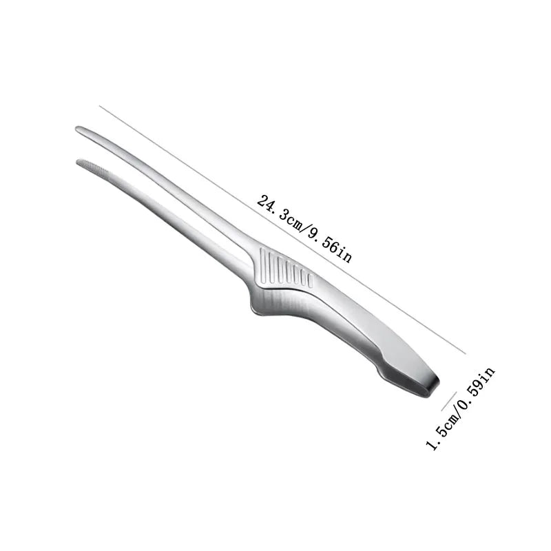 Non Slip Stainless Steel Tongs for Serving Food