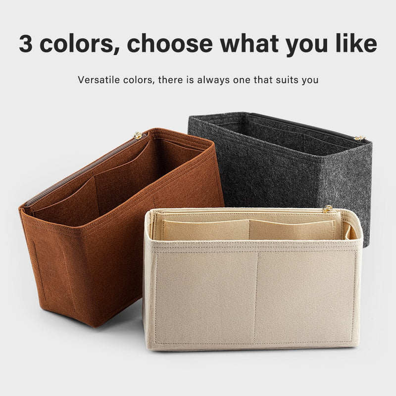 WUTA Insert Handbag Organizer With Or Without Zipper.