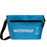 1pc Durable Dry Bag With Zipper For Swimming Rafting Or Kayaking