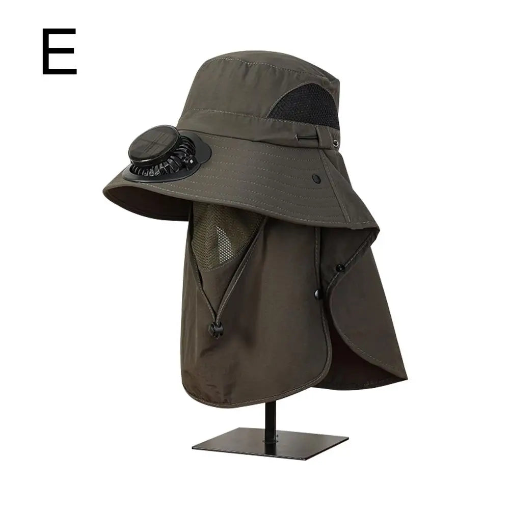 Solar Charging Fan Hat