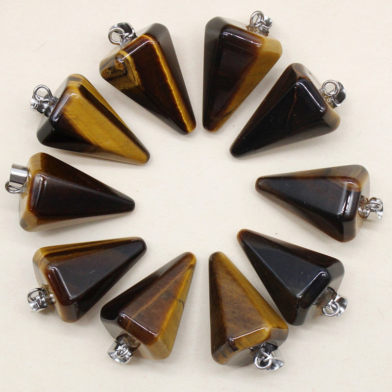 Reiki Natural Stone To Make Beautiful Pendants.