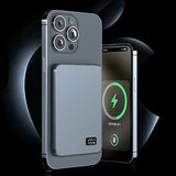 Ultra Thin Fast Charging LED Display Power Magnetic Bank For iPhone Samsung Phone Airpods