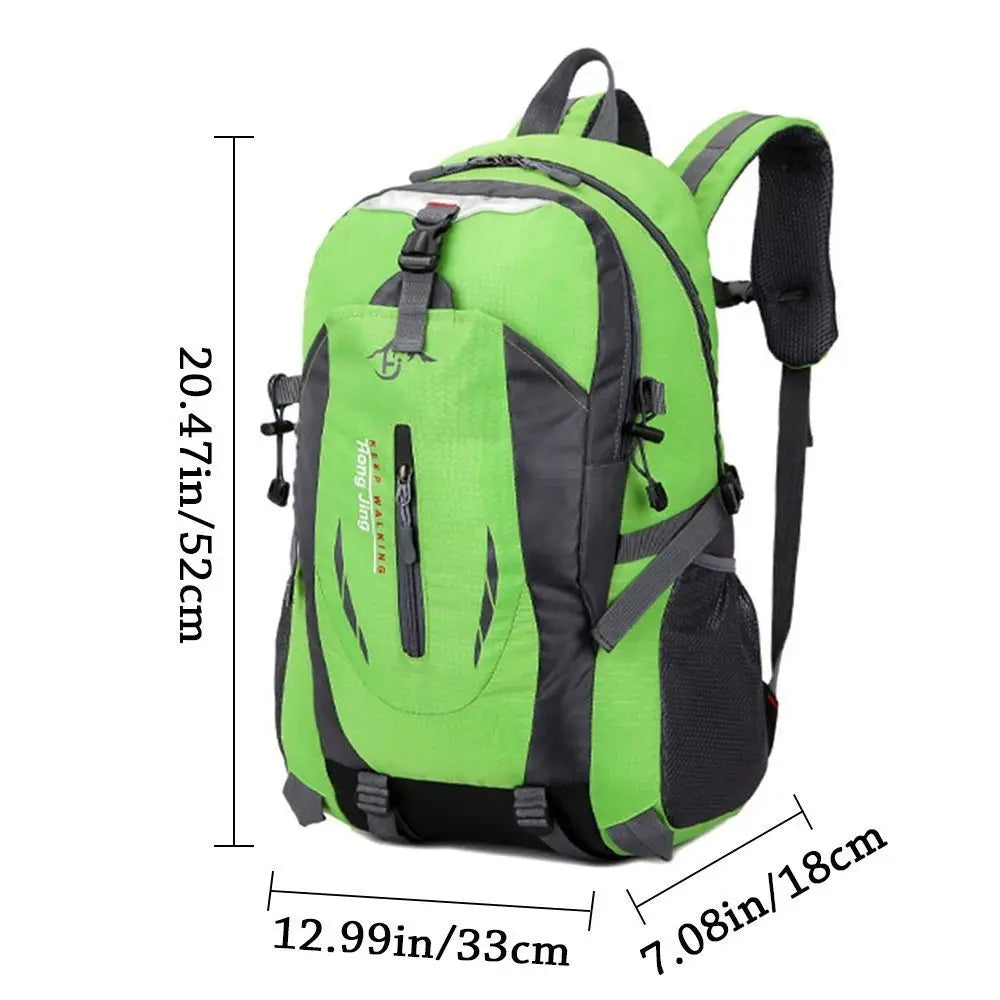 40L Waterproof Nylon Camping Backpack