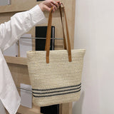 Women's Classic Straw Woven Beach Bag
