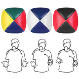 PVC 3 Or 6 Leather Juggling balls filled With Sandbag