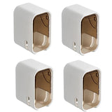 2PCS Flip-top Wall Mounted Toothbrush Rack