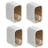 2PCS Flip-top Wall Mounted Toothbrush Rack