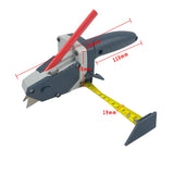 Gypsum Board Drywall/Woodworking cutting tool with measuring tape.