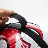 Soccer Ball belt that allows you to juggle or kick solo for training purposes.