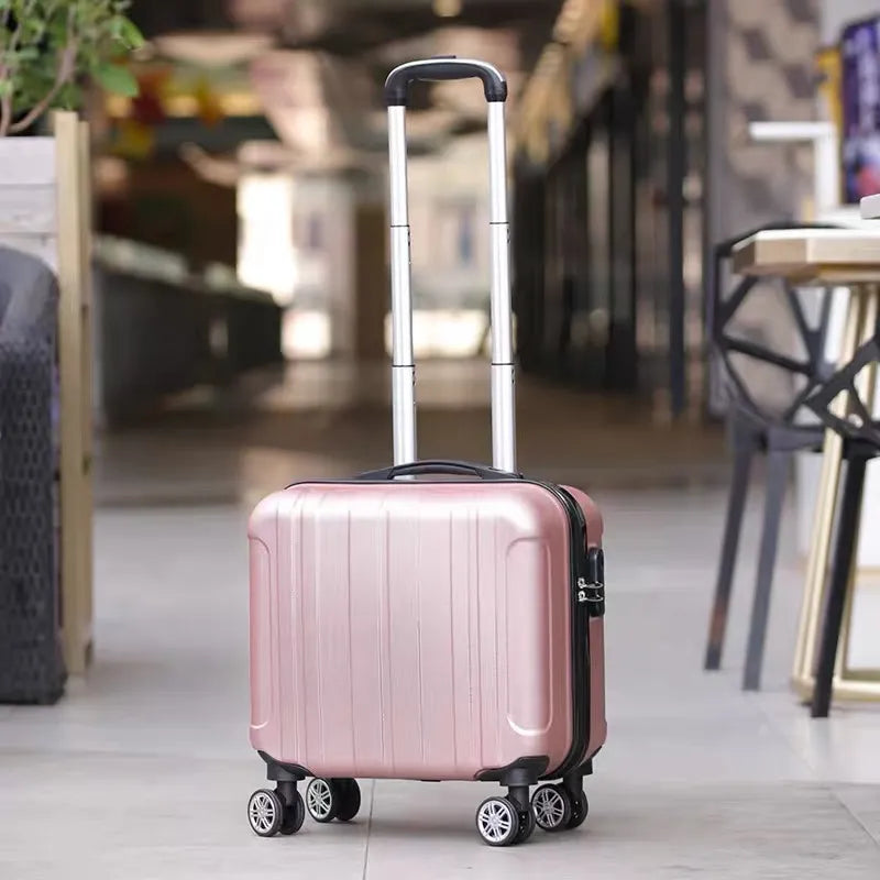 18 inch ABS Carry on luggage With Wheels.