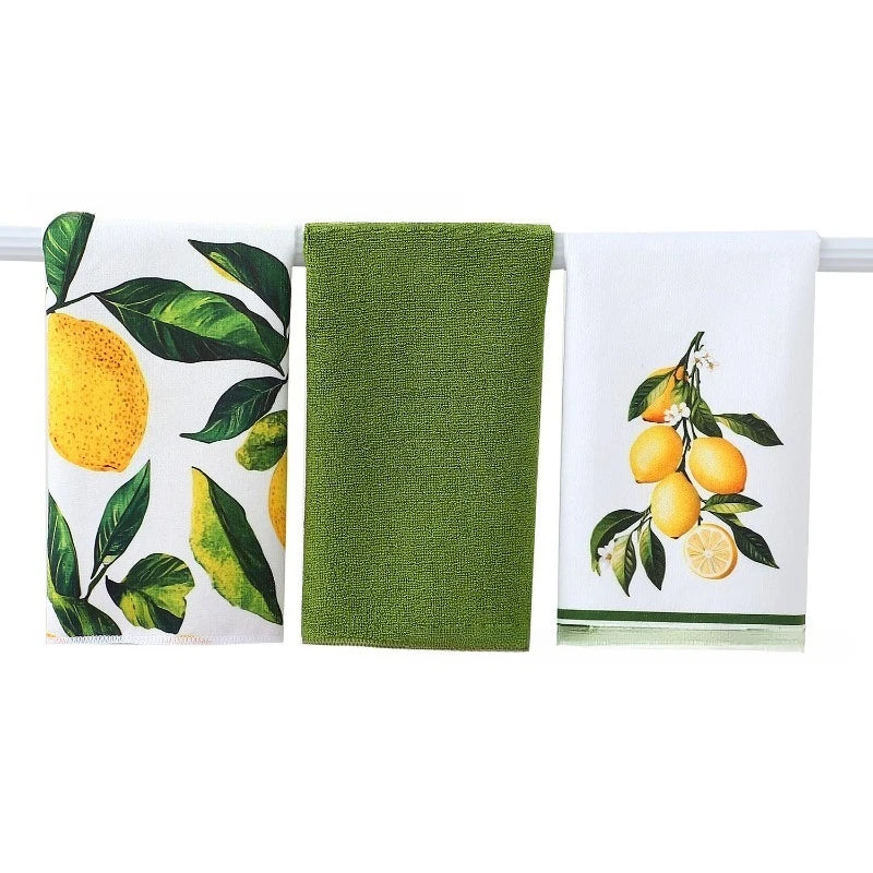 56CMx36CM Lemon Print Kitchen Dish Towel