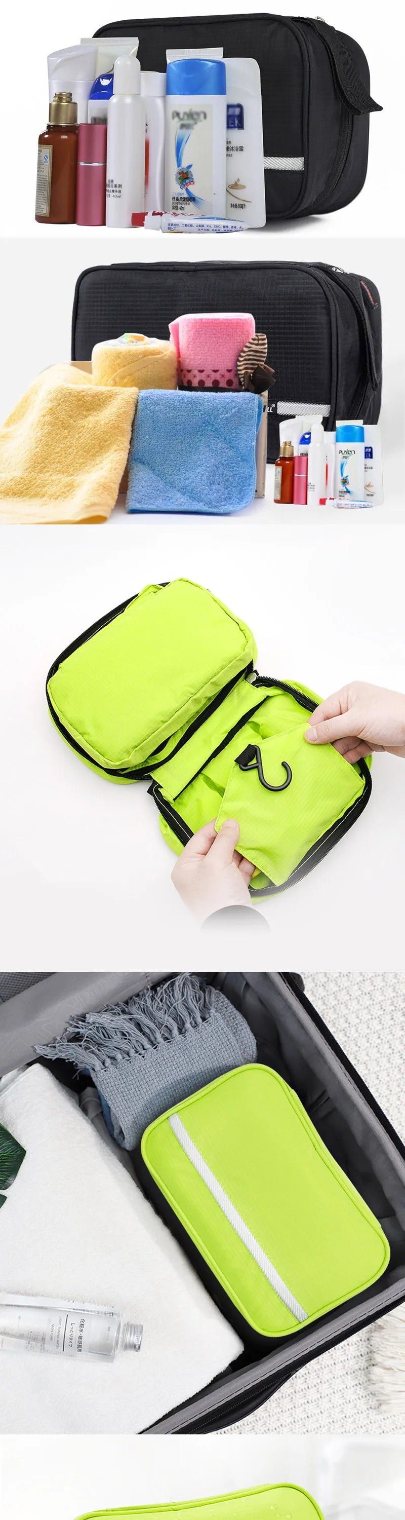 Men Or Women's Hanging Waterproof Toiletry Travel Bag