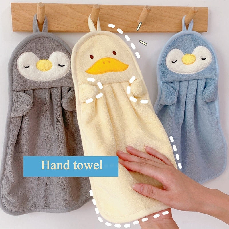 Children's Fleece  Hanging Hand Towels.