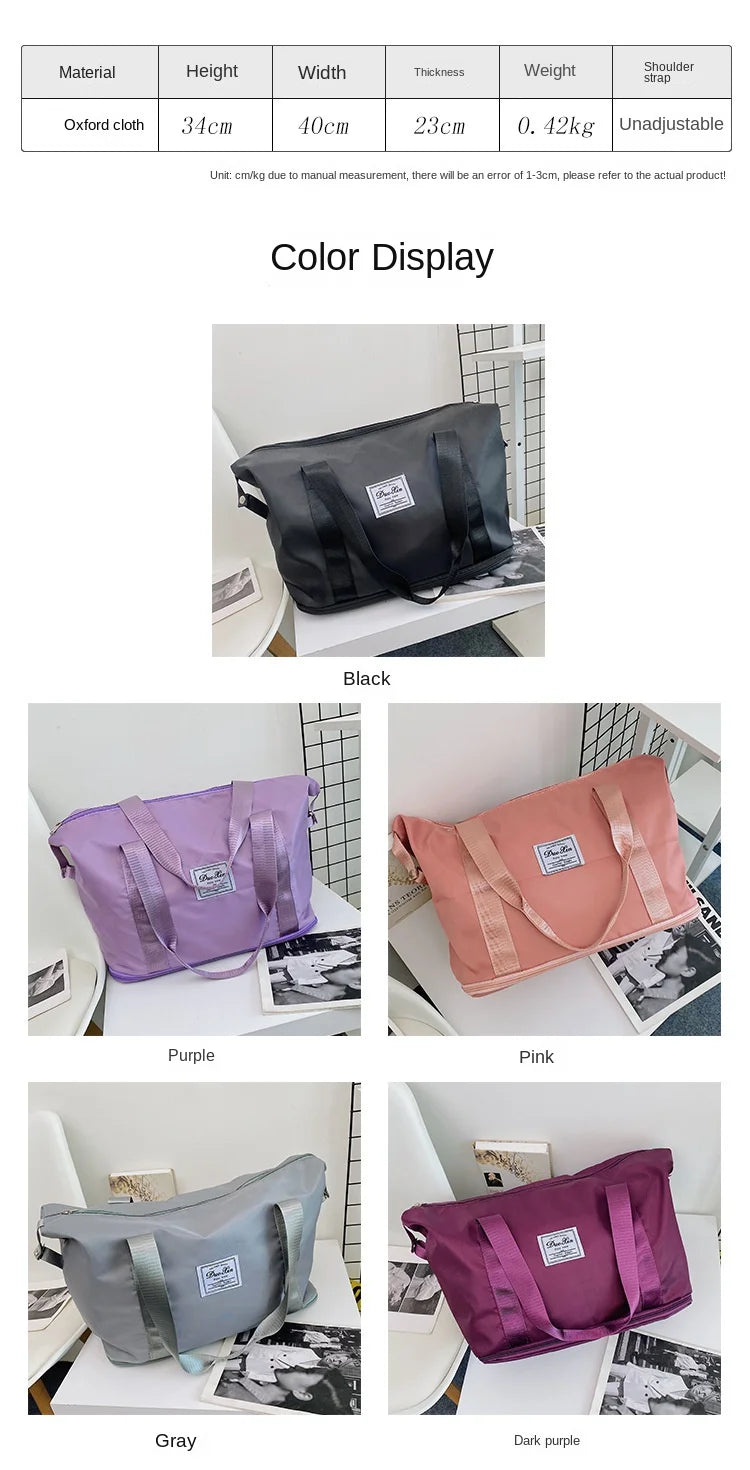 Waterproof Tote Bag For Diapers Sports Or Travel