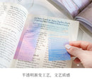 5pcs Star Ocean Translucent Bookmark