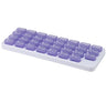 Portable 31 Days Medicine Box With Detachable Compartments