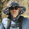 Camouflage Outdoor Sun Protective Hat with Solar Powered Fans