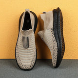 Men's Breathable Slip On Walking Sneakers.