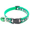 1pc Adjustable Nylon Christmas Pet Collar With Bell