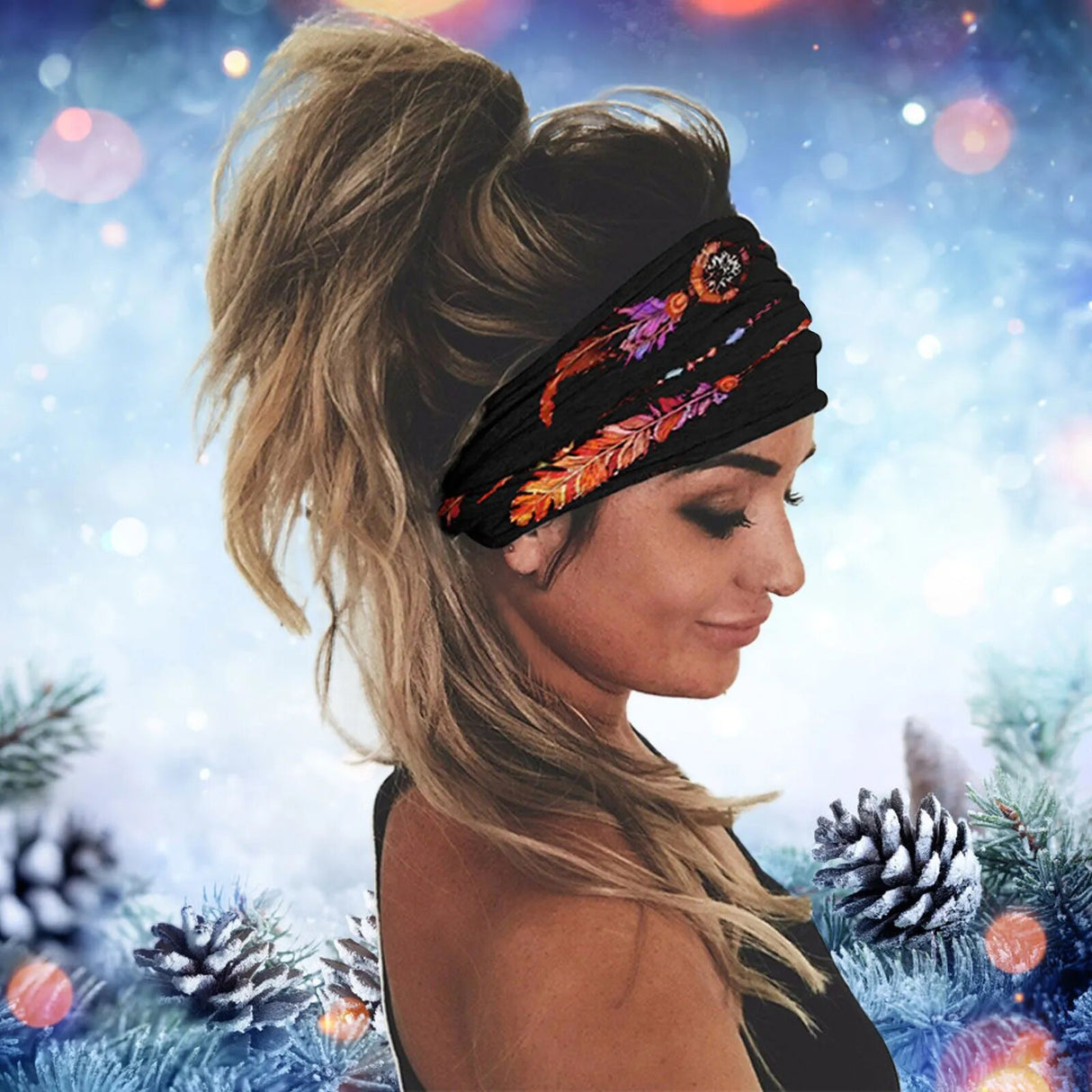 Women's Printed Head Band.