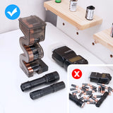 Battery Ladder Dispenser For 35 AAA Or 27 AA With Tester