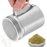 Stainless Steel Shaker With Handle For Mixed Herbs Or Salt And Pepper