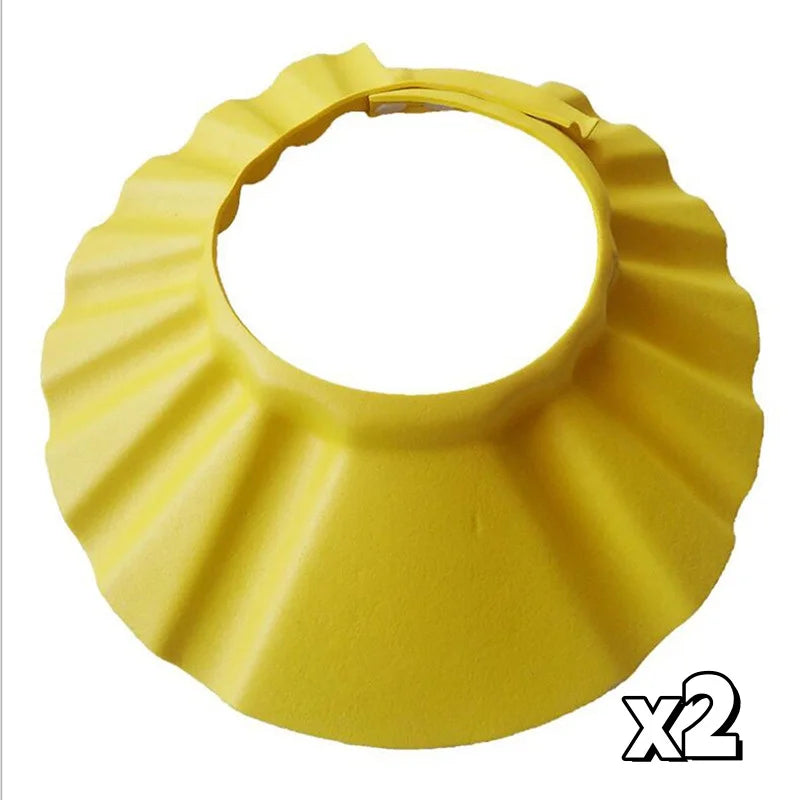 1/2/3PCS Adjustable Baby Shower Cap