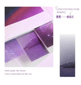 5pcs Star Ocean Translucent Bookmark