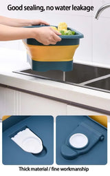 Silicone Foldable Strainer For Fruit Or Vegetables With Strainer