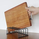 5-Tier  Carbon Steel Kitchen Cutting Board Or Pot Lid Rack