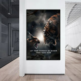 Motivational Quote Canvas Painting Wall Art Posters