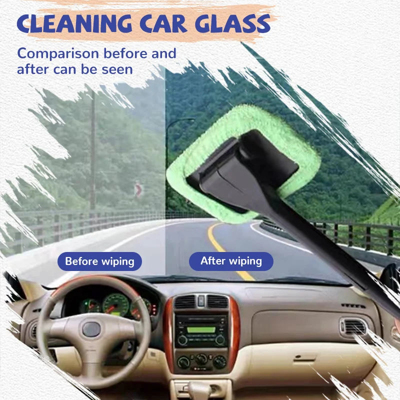 Car Windshield Long Handle Cleaning Brush