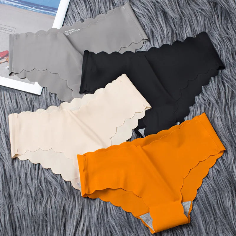 Women's Mid Rise Seamless Silk Briefs