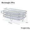 3-layer Stainless Steel Stackable Air Fryer Rack