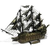 Piececool  The Flying Dutchman 3D Metal Building Block Pirate Ship Jigsaw Puzzle