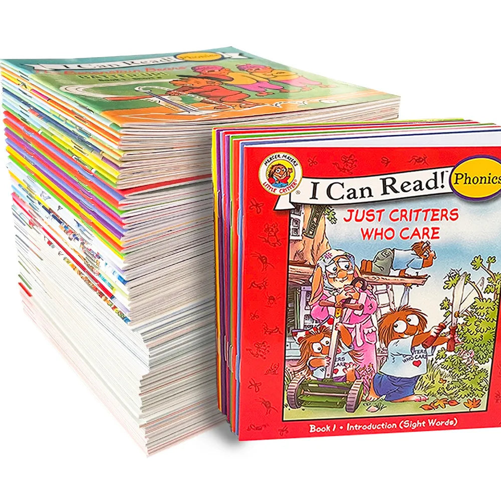 12 Books/Set I Can Read Phonics Books.